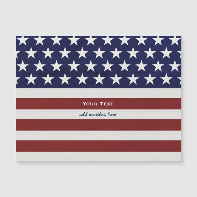 American USA Flag Patriotic July 4th Custom (Front)