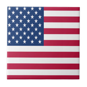 American USA Flag Pride Design-76353 Ceramic Tile