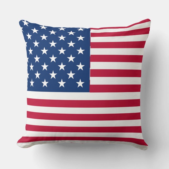American USA Flag Pride Design-76353 Cushion (Front)