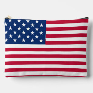 American USA Flag Pride Design Accessory Pouch