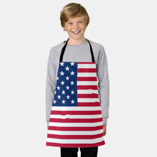 American USA Flag Pride Design Apron