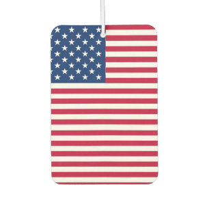 American USA Flag Pride Design Car Air Freshener