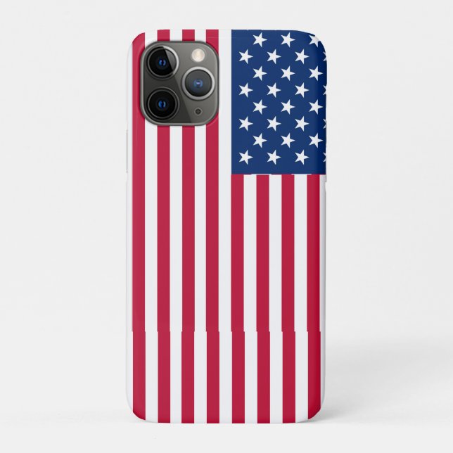 American USA Flag Pride Design Case-Mate iPhone Case (Back)