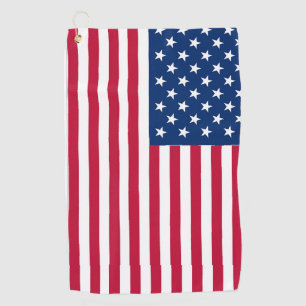 American USA Flag Pride Design Golf Towel