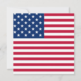 American USA Flag Pride Design Holiday Card