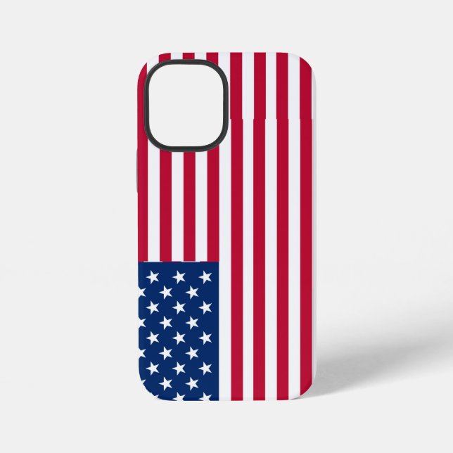 American USA Flag Pride Design iPhone Case (Back)