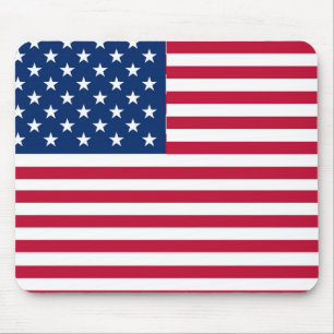 American USA Flag Pride Design Mouse Pad