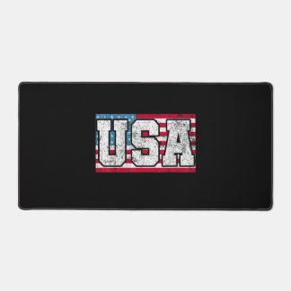 American USA US Flag 4th of July Desk Mat