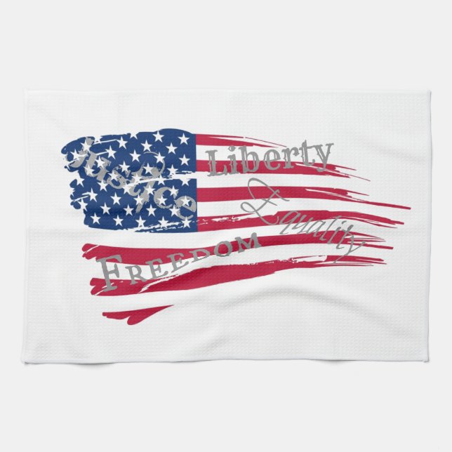 American Values Tea Towel (Horizontal)