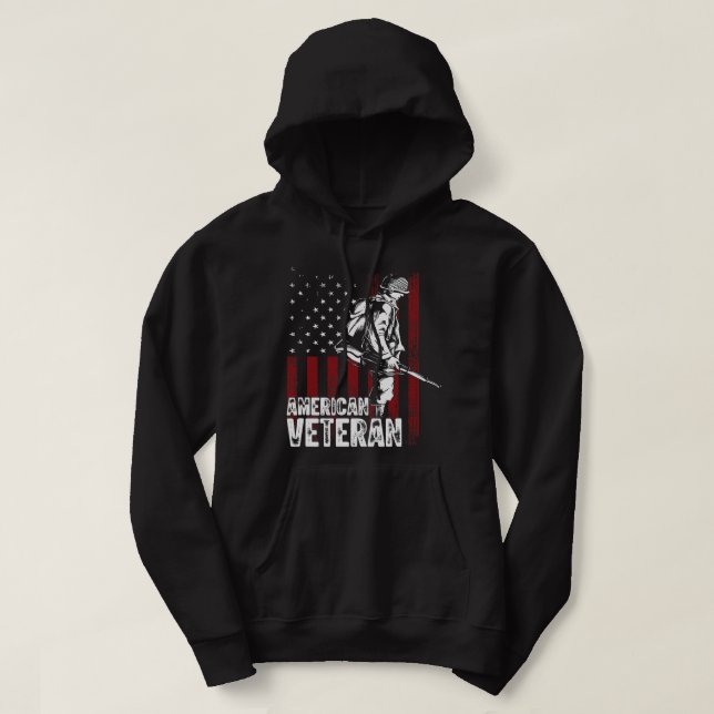 American Veteran 33 Hoodie (Design Front)