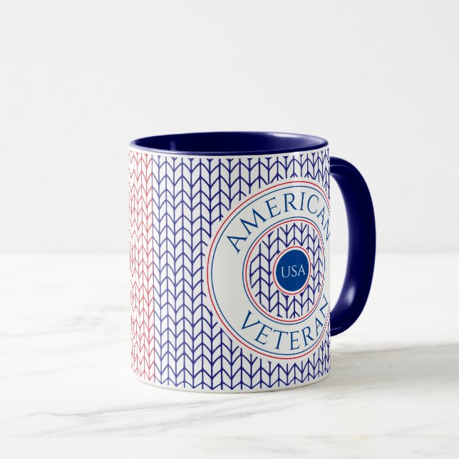 AMERICAN VETERAN Navy Combo Mug (Front Right)