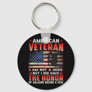 American Veteran The Honour 38 Key Ring