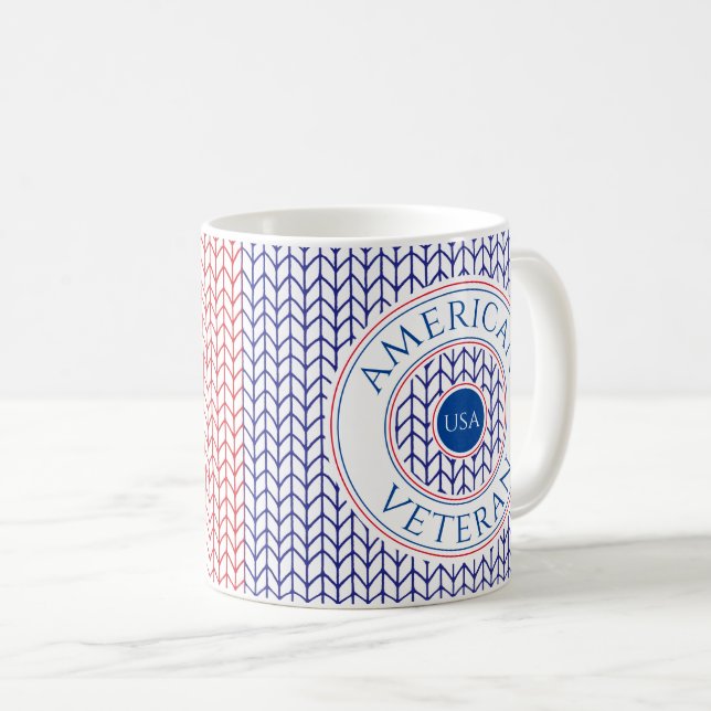 AMERICAN VETERAN White Mug (Front Right)