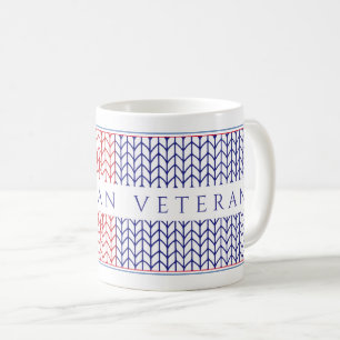 "AMERICAN VETERAN" White Mug