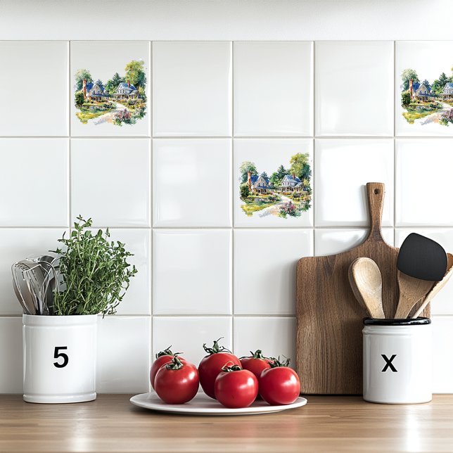 American Village  Ceramic Tile (Creator Uploaded)