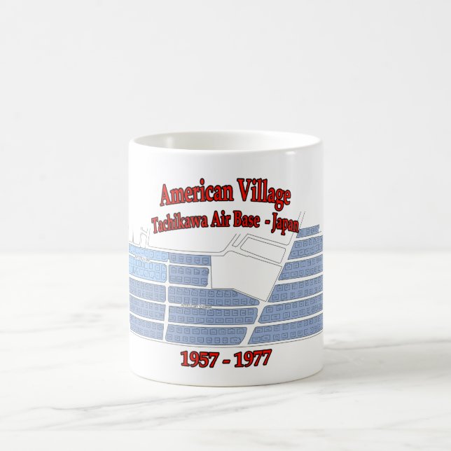 American Village Tachikawa Air Base Japan Mug (Center)