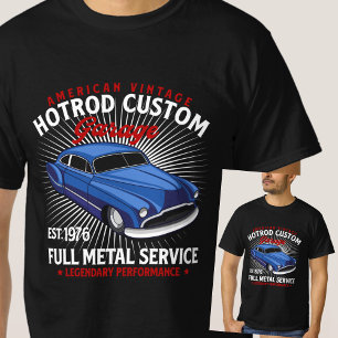 American Vintage HotRod Custom Garage Full Service T-Shirt