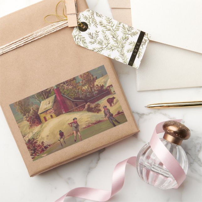 American Vintage Life  Rectangular Sticker (Gifting)