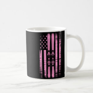 American vintage skiing ski winter mountain usaAme Coffee Mug