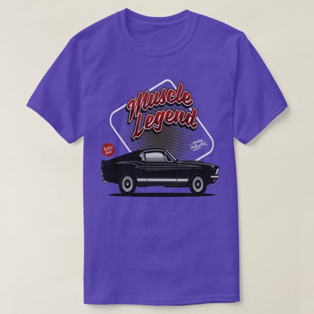 American Vintage Super Muscle Car 7 T-Shirt (Design Front)