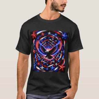 American Vision Spiral – Patriotic Eagle Optical I T-Shirt