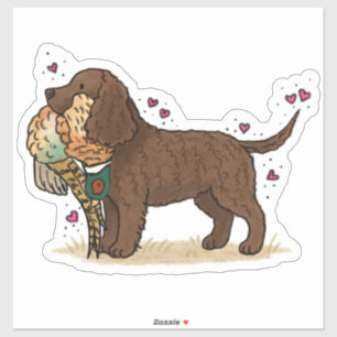 American Water Spaniel Car Decal
