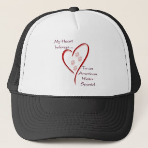 American Water Spaniel Heart Belongs Trucker Hat