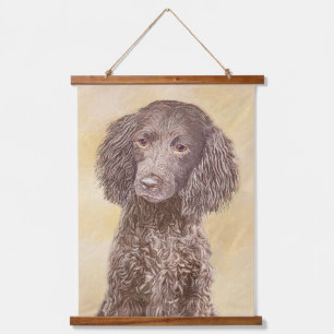 American Water Spaniel Painting - Original Dog Art Hanging Tapestry