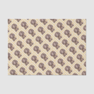 American Water Spaniel Painting - Original Dog Art Tissue Paper