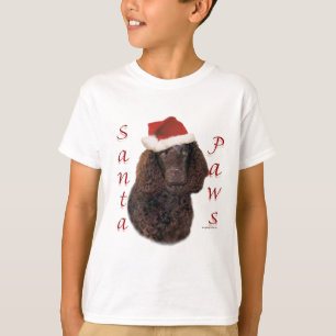 American Water Spaniel Santa Paws T-Shirt