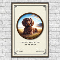 American Water Spaniel Zoology Series