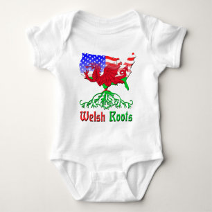 American Welsh Roots Baby Bodysuit