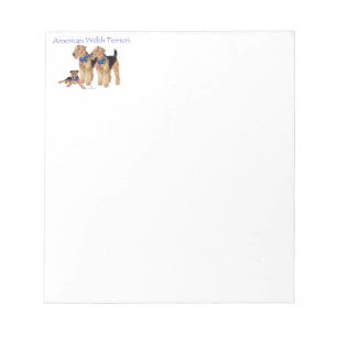 American Welsh Terriers Notepad
