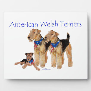 American Welsh Terriers Plaque