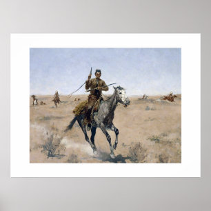 American Western cowboy Poster