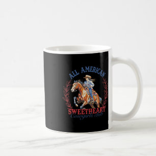 American Western Sweetheart Cowgirls Club 4th Of J Coffee Mug