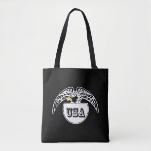 American White Eagle Tote Bag