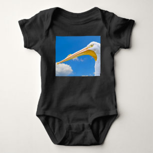 American White Pelican Baby Bodysuit
