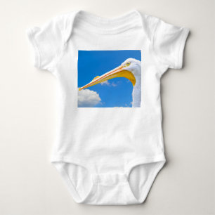 American White Pelican Baby Bodysuit