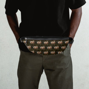 American Wigeon Duck on Pond Pattern Bum Bags