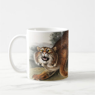 American wild cat (Lynx rufus) Illustration Coffee Mug