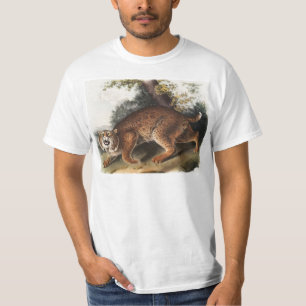 American wild cat (Lynx rufus) Illustration T-Shirt