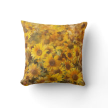 American Wild Flower Desert Sunflower Pillow Case