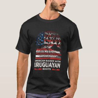 American with Uruguayan Roots Patriotic Uruguay T-Shirt