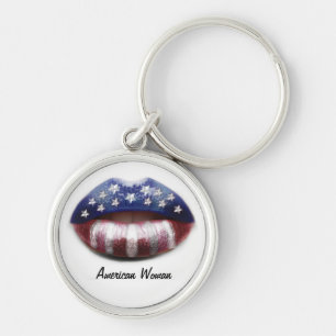 American Woman Key Ring
