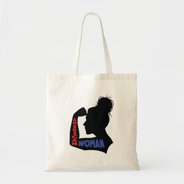 American Woman Tote Bag (Front)
