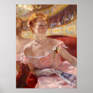 American Woman with a Pearl Necklace Poster