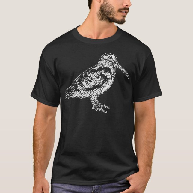 American Woodcock Bird Watching Hunting Unique T-Shirt (Front)