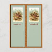 American Woodcock Bookmark