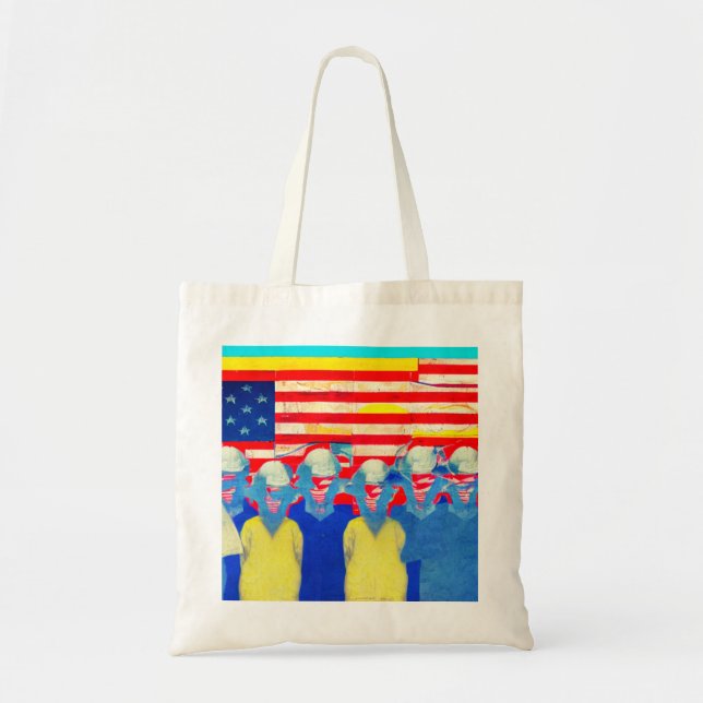 American Worker Tote Bag (Front)